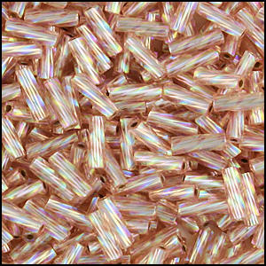 6mm Twisted Bugle Beads Price Per Pack/ 80 grams in Copper