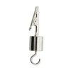 Kumihimo counter weight, 3.6 oz., 45 Gr.; alligator clip and hook. 