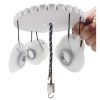 Kumihimo counter weight, 3.6 oz., 45 Gr.; alligator clip and hook.  - Image 2