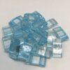 Carrier Beads, Acrylic, Aqua